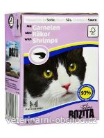 Kočky - krmivo - Bozita Cat kousky v omáčce s krevetami Tetrapak
