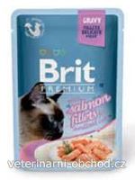Kočky - krmivo - Brit Premium Cat D Fillets in Gravy for Sterilised
