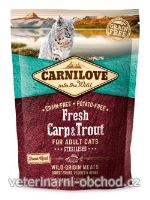 Kočky - krmivo - Carnilove Cat Fresh Carp & Trout Sterilised Adult