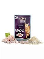 Kočky - krmivo - Nuevo kočka kapsa sterilized drůbeží s rýží