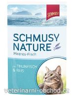 Kočky - krmivo - Schmusy Cat kapsa Fish tuňák+rýže