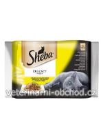 Kočky - krmivo - Sheba kapsa Delicacy drůbeží výběr v želé 4pack