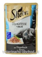 Kočky - krmivo - Sheba kapsa Delikatesse s tuňákem v želé