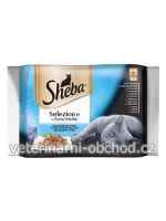 Kočky - krmivo - Sheba kapsa Selection rybí šťavnatý výběr