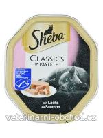 Kočky - krmivo - Sheba vanička Losos paštika