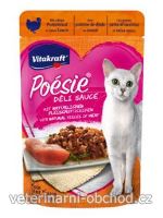 Kočky - krmivo - Vitakraft Cat Poésie DéliSauce kapsa krůtí