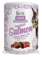 Pamlsky - Brit Care Cat Snack Superfruits Salmon