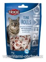 Pamlsky - Trixie Premio Tuna Rolls s tuňákem/kuřecím kočka