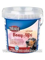 Pamlsky - Trixie Soft Snack Bony MIX hověz, jehněč,losos TR