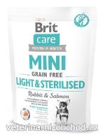 Psi - krmivo - Brit Care Dog Mini Grain Free Light & Sterilised