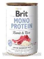 Psi - krmivo - Brit Dog konz Mono Protein Lamb & Brown Rice