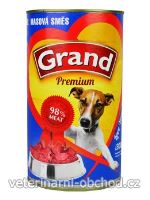 Psi - krmivo - GRAND konz. pes masová směs