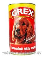 Psi - krmivo - GREX konz. pes hovězí