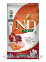 Psi - krmivo - N&D Pumpkin DOG Adult M/L Chicken&Pomegranate