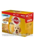 Psi - krmivo - Pedigree kapsa Junior masový výběr,rýže v želé