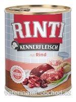 Psi - krmivo - Rinti Dog Kennerfleisch konzerva hovězí