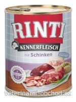 Psi - krmivo - Rinti Dog Kennerfleisch konzerva šunka
