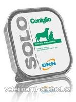 Psi - krmivo - SOLO Coniglio 100% (králík) vanička