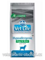Psi - krmivo - Vet Life Natural DOG Hypo Egg & Rice